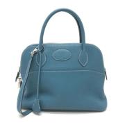 Hermès Vintage Pre-owned Laeder handvskor Blue, Dam