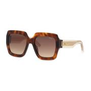 Chopard Brun Acetat Solglasögon med Anti-Reflekterande Glas Brown, Dam