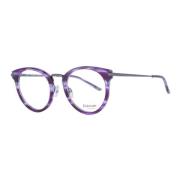 Ana Hickmann Lila Runda Acetatoptiska Bågar Purple, Dam