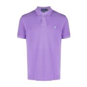 Polo Ralph Lauren Lila Bomull Polo Skjorta Purple, Herr