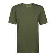 Polo Ralph Lauren Avslappnad Bomull T-shirt Jersey Green, Herr