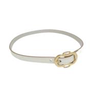 Hermès Vintage Pre-owned Laeder halsband Gray, Dam