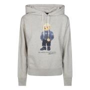 Polo Ralph Lauren Björn Huvtröja Sweatshirt Gray, Dam