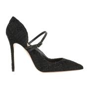 Aquazzura Svarta Läderpumps Eleganta Klackar Black, Dam