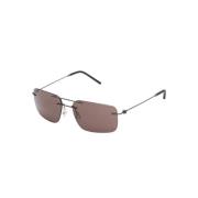 Moncler Me4003 100273 Sunglasses Gray, Unisex