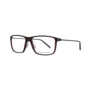 Porsche Design Brun Trapezium Optiska Ramar med Fodral Brown, Herr