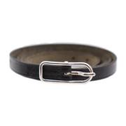 Hermès Vintage Pre-owned Laeder armband Black, Dam