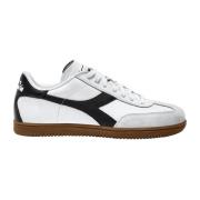 Diadora Premium Läder Sneaker Trainer White, Herr