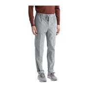 Peserico Bomullssammet joggerbyxor Gray, Herr