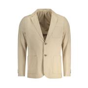 Guess Beige Bomulls Jacka Beige, Herr