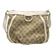 Gucci Vintage Pre-owned Canvas gucci-vskor Beige, Dam