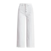 Polo Ralph Lauren Wide Crop Nieves Wash Skjorta White, Dam