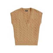 Polo Ralph Lauren V-neck Knitwear Beige, Dam