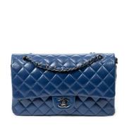 Chanel Vintage Pre-owned Laeder handvskor Blue, Dam