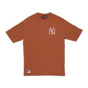 New Era MLB League Essentials Oversize Tee Earth Brown Brown, Herr