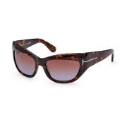 Tom Ford Bruna solglasögon Elegant stil Ss24 Brown, Dam