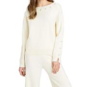 Twinset Elegant Antique White Sweater White, Dam