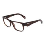 Prada Modernt Oregelbundet Glasögon Brown, Unisex