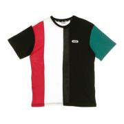 Fila Blockerad Tee Herr T-shirt Svart/Grön/Vit Multicolor, Herr