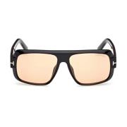 Tom Ford Svarta solglasögon Elegant stil Black, Dam