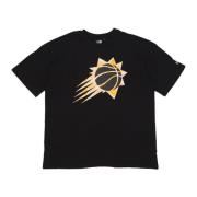 New Era Phoenix Suns Logo Tee Svart/Lila Black, Herr