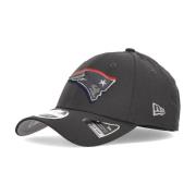 New Era NFL Draft Curvy Visor Hat Patriots Gray, Unisex