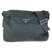 Prada Vintage Pre-owned Canvas prada-vskor Black, Dam