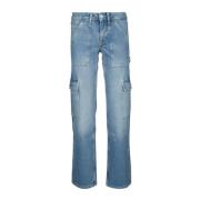 Tommy Jeans Casual Denim Byxor för Män Blue, Dam