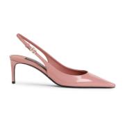 Dolce & Gabbana Rosa Slingback Skor Pink, Dam