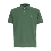 Polo Ralph Lauren Grön Earth Mesh Polo Skjorta Green, Herr