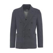 Circolo 1901 Blå Blazer för Män Aw24 Gray, Herr