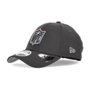 New Era Curvy Visor NFL Draft Graphite Hat Gray, Herr