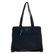 Prada Vintage Pre-owned Canvas prada-vskor Black, Dam