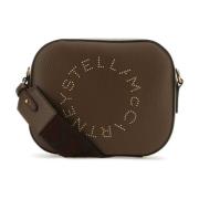 Stella McCartney Brun Crossbodyväska med Logotyp Brown, Dam