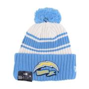 New Era Chargers Pom Pom Beanie Hat Multicolor, Herr