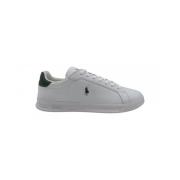 Polo Ralph Lauren Gröna läder sneakers med snörning White, Herr