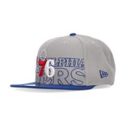 New Era NBA Draft 76ers Flat Brim Cap Multicolor, Herr