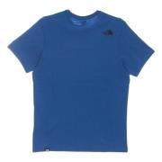 The North Face Blå Fin Tee Kortärmad T-shirt Blue, Herr