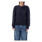 Isabel Marant Étoile Midnight Blue Stickat Esmee Sweater Blue, Dam