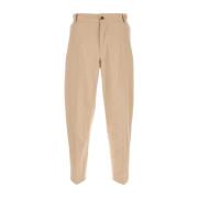 Maison Kitsuné Bomull Beige Byxa Beige, Herr