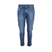 Diesel Bomull Elastan Jeans Blue, Herr