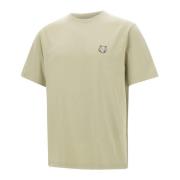 Maison Kitsuné Grön Fox Logo T-shirt Green, Herr