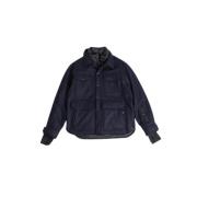 Moncler Navy Blue Antuco Jacka Blue, Herr