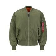 Alpha Industries Stiliga Kappor Kollektion Green, Herr