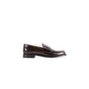 Jil Sander Patentläder Loafers Brown, Herr