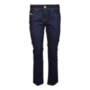 Diesel Bomull Elastan Jeans Blue, Dam