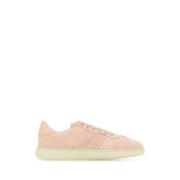 Salvatore Ferragamo Pastellrosa Läder Sneakers Pink, Dam