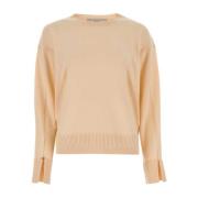 Stella McCartney Oversize Ulltröja i Skin Pink Pink, Dam