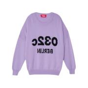 032c Selfie Sweater Purple, Dam