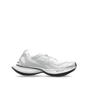 Balenciaga Vita Sneakers med Silver-Tone Design White, Dam